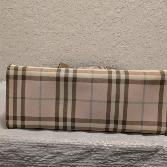 Burberry pink candy canvas pvc tote bag - Picture 6 of 9